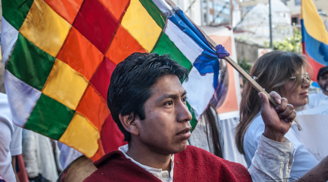 ALBUM: Indigenous people mobilize in Quito, Ecuador. August 2015igenas